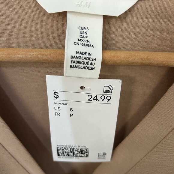 H&M Button-front Jersey Dress - Picture 5 of 6